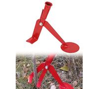 Tool for removing tree roots, heavy-duty fence post puller, tree stump remover for garden, agriculture, orchard and tree puller for seedlings, weed root removal (B (without handle))