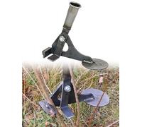 Tool for removing tree roots, heavy-duty fence post puller, tree stump remover for garden, agriculture, orchard and tree puller for seedlings, weed root removal (A (without handle))