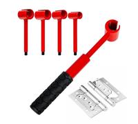 Tool for setting up door gaps: hinge hole adjustment keys, tool steel screw removal, adjusting cabinets of comfortable hand characters for the