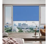 Tool-Free Installation: No-drill self-adhesive strip fit standard 16-58 inch wide windows instantly. Adjust tension for pull-down shading or roll-up transparency - perfect for rental apartments or ch