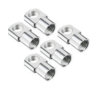 Tool Gas Spring End Fitting, 5PCS M6 Thread Gas Spring Rod End Fitting Eyelet Connector 5.5mm Eyelet