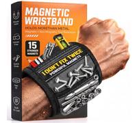 Tool Gifts for Men Magnetic Wristband: Holds Drill Bits with Strong Magnets - Dad Husband Grandpa Father's Day Christmas Birthday Gifts, Gadgets for Mechanic Handyman Home Improvement Garage Workshop
