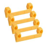 Tool Holder - 3.54x1.54x0.79 Inches Compact Construction Bracket, Vertical Storage Solution Designed Workshops, Four Pack Hanging Clips | Measuring Tape Eyewear | Practical Organisation