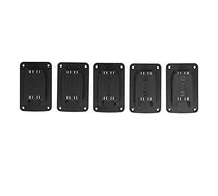 Tool Holder Mount Battery Fixing Bracket Storage Rack Strong ABS Material 5Pcs Set for M18 18V Lithium Battery Power Tools Organizer (Black)