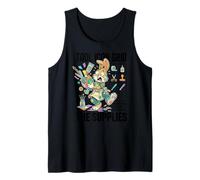 Tool ICON Grid Fueled by Scraps & Stickers Paper Craft Lover Tank Top