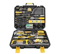 Tool kit 158Pcs Socket Wrench Auto Repair Tool Combination Package Mixed Tool Set Hand Tools Kit with Toolbox Storage Case Tool Box