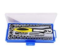Tool kit Home Tool Kit 40-PCs Household Basic Repair Tools Set for Men Women Portable Tool Box Storage Case Tool Box