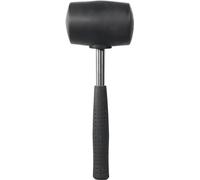 Tool Lab Solid Rubber Mallet Hammer with Strong Steel Shaft and Rubber Soft Grip Handle for Day, Camping, DIY, Tent Pegs, Paving, Tiles and General Construction Medium