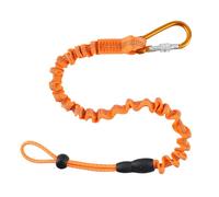 Tool Lanyards for Power Tools, Coiled Lanyard Tether Stretchy Leash with Aluminum Screw Lock Carabiner Clip Heavy Duty Load Capacity 33lbs(15kg) for Drill Hammer Pruning Shear