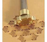 Tool Leather Crafting Stamp for Leather Crafts Brass #227 | Professional, Leatherworking, Embossing, Carving, Stamping, Belts, Wallets, DIY Projects, Compatible with Mallet