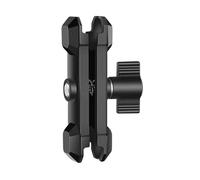 Tool Less Installation Camera Bracket Clamp 20mm Ball Head Connector Weather Resistant For Extreme Environment Lightweight Aluminum Camera Arm