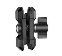 Tool Less Installation Camera Bracket Clamp 20mm Ball Head Connector Weather Resistant For Extreme Environment Camera Stabilizer Aluminum