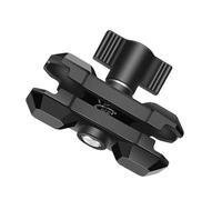 Tool Less Installation Camera Bracket Clamp 20mm Ball Head Connector Weather Resistant For Extreme Environment Metal Camera Linkage Arm
