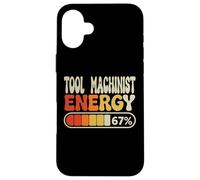 Tool Machinist Energy 67 Percent Funny Job Title Humor Case for iPhone 16 Plus