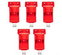 Tool Mount Battery Holder for 18V Drill fit for 48111820 48111850 48111860, suitable for DEWALT 18V 20V batteries, wall or bench mount for decluttering workspace (5CPS)