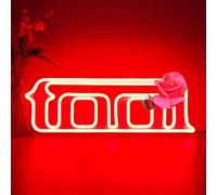 Tool Neon Sign,LED Neon Lights for Music Fans Lover,Industrial Word Neon Signs for Bedroom,Garage or Man Cave,17.3x6.1 Inches.