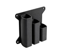Tool Organizer with Wall-Mounted Open Storage Compartments | Staggered Open Storage, Four Mounting Holes, and Small Hand Tool Storage Off the Workbench in Garages