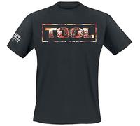 Tool Parabola Logo Men T-Shirt Black L, 100% Cotton, Regular
