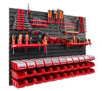 Tool Pegborad organization 33 Stackable Tool Boxes Workshop Toll Wall 6 Sets