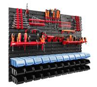 Tool Pegborad organization 33 Stackable Tool Boxes Workshop Toll Wall 6 Sets