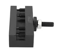 Tool Post Holder, Made of High-Carbon Steel, Maximum Rigidity for Turning and Facing Applications, Suitable for Machining, Automobile Manufacturing, Military