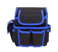 Tool Pouch Belt Multi-Functional Electrician Tools Bag Oxford Cloth Tool Waist Pouch Belt Tool Belt Bag (Color : Blue, Size : One Size)