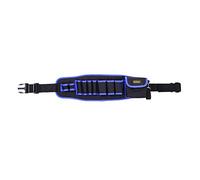 Tool Pouch Belt Multifunctional Oxford Cloth Tool Storage Bag with 9 Tool Pockets and 1 Tool Pouch Tool Belt (Color : Blue, Size : 56x16cm)