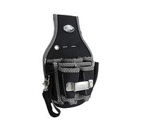 Tool Pouch Belt Oxford Cloth Waist Tool Bag Large Capacity Tool Apron Tool Bag Tool Belt (Color : Noir, Size : 14.5x26cm)