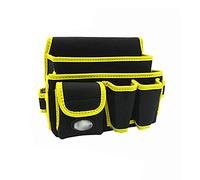 Tool Pouch Belt Wearable Multifunctional Belt Tool Bag Tool Storage Bag Tool Belt (Color : Noir, Size : 28x14x19.5cm)
