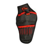 Tool Pouch Electrician Waist Belt Bags Oxford Cloth Construction Work Apron Craftworks Electrician Tool Accessories Drop(Red)