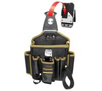 Tool Pouch | Electrician Work Belt | Fine Carpenter Lightweight | 5L Oxford Cloth 16.5 x 7 x 21 cm Waist Bag with Load of 3 kg, EVA Lining, Ideal for Roofs, Designers and Workers in L