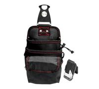 Tool Pouch, Tool Belt, Waterproof Heavy Duty Adjustable Fanny Pack, EVA Oxford Organizer for Construction Garden Repair Electrical Work, 5.91 x 5.12 x 8.66 Inches, Black, 1-Piece