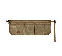 Tool Pouch Tool Belts, Tool Belt Pouches Utility Belt Tool Bag Canvas Gardening Waist Tool Pouch Pockets for Men Carpenters Electricians (Color : Khaki, Size : One Size) (Color : Khaki, Size : One s