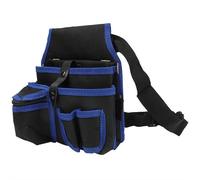 Tool Pouch with Belt Clip,Electrician Tool Pouch,Durable Oxford Cloth Professional Multi-Pocket Organizer for Electrician, Automotive, Craftsman, Gardeners,Adjustable Belt