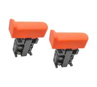 Tool Repair Switches Assembly for Hammer Drill Replacement | Large Press Button Design, Black Housing, 2 Pack Spare Part for Maintenance Use