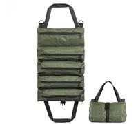 Tool Roll Bag - Large Capacity Storage, Tool Bag Organizer, Shoulder Strap Organizer | Heavy Workshop Carrier Element, Foldable Mechanic Sleeve Feature, Garage Benches, Car Trunks