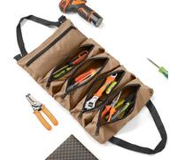 Tool Roll Bag Organiser, Roll-Up Tool Bag Organiser, Tool Organiser Bucket, Waterproof Tool Organiser Bag, Mechanic Tool Bag, 5-Pocket Car Portable Tool Bag for
