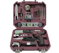 tool set 15pc 12V Drill Driver Set. Drill Bits Sockets and Screwdriver Bit Set Accessories In Portable Toolbox Case