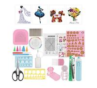 Tool Set, 24 Pieces DIY Quilling Paper Slotting Tool Sets Craft Decoration Color Random