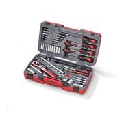 Teng 95 Piece 1/4" & 1/2" Dr. Socket, Ratchet,Spanner,Screwdriver Tool Set,TM095