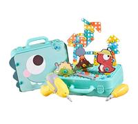 Tool Set for Kids,Educational Realistic Fun Development Games - Kids Tool Workbench | for Family Time School Classroom Home Offices Social Situations Yard Car Vehicle Daily