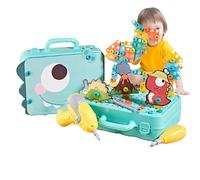 Tool Set for Kids,Fun Realistic Educational Leisure Games | Kids Tool Workbench - for Yard Car Vehicle Family Time Offices Social Situations School Classroom Home Daily Mind Brain Desktop