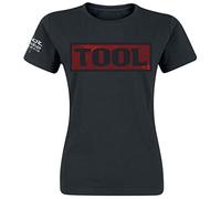 Tool Shaded Box Women T-Shirt Black XXL, 100% Cotton, Regular