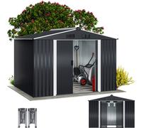 Tool shed anthracite-metallic metal 85x67x59ft