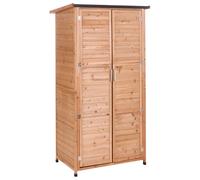 Beliani Tool Shed ARSEGO 96 cm 67 cm Light Brown, Brown