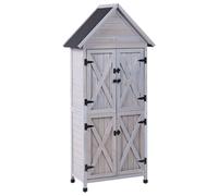 Tool Shed SENIGA 85 cm 46 cm Fir Wood Grey