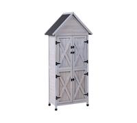 Tool Shed SENIGA 85 cm 46 cm Fir Wood Grey