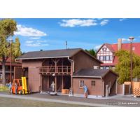 Tool shed with forklift HO/OO Gauge Kibri 39815