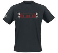 Tool Skull Spikes Men T-Shirt Black S, 100% Cotton, Regular