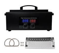 Tool Sterilizers High temperature sterilization up to 230°C Time Setting, for Nail Salons Dental Clinics Hair Cutting Tools and Daily Household Use Black